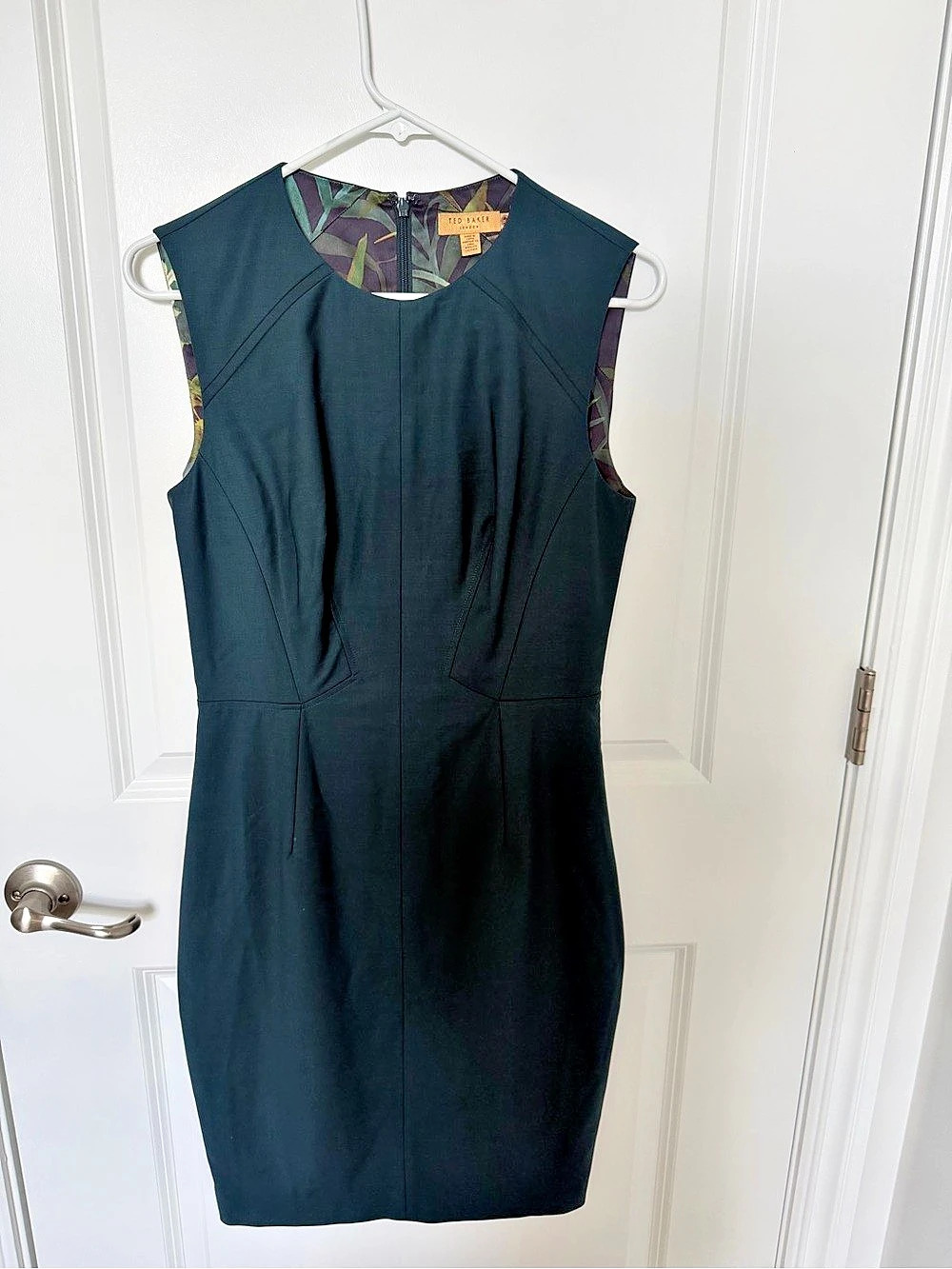 Ted Baker Taylor Wool Mini Dress in Blue Like New